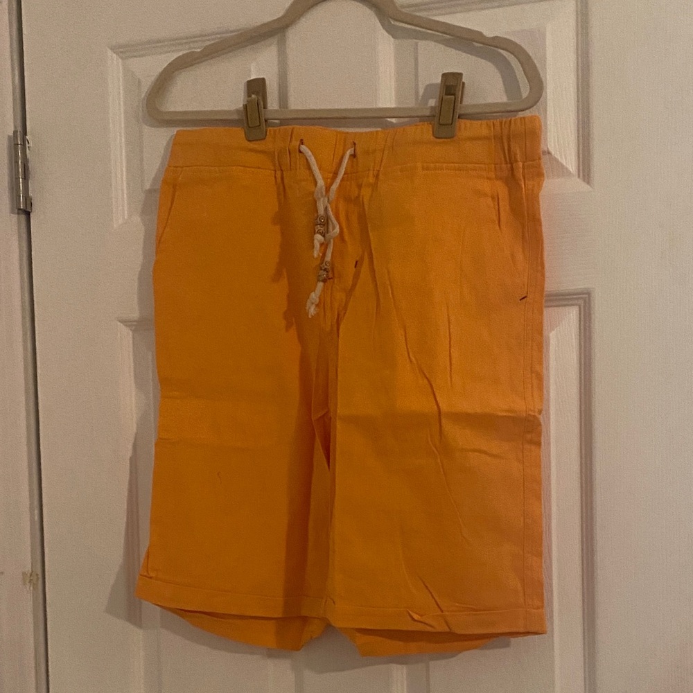 Amazon Essentials Bright Orange Drawstring Shorts